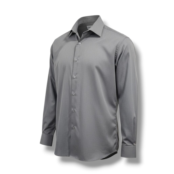 Concepts By Claiborne Other - Concepts by Claiborne Men’s Gray Long Sleeve Button-Down Dress Shirt – Size 16